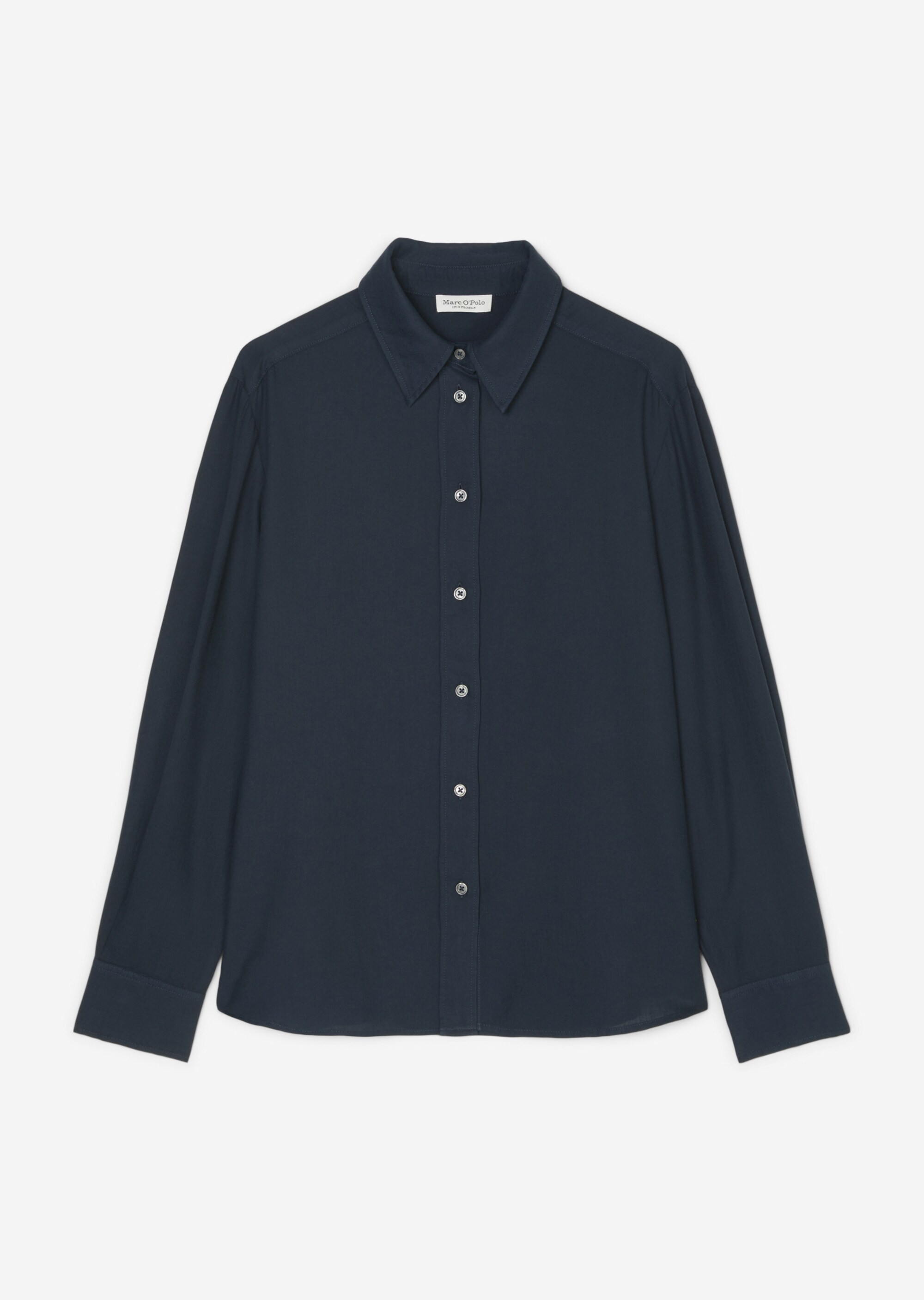 Bluse regularaus softem Baumwoll-Twill