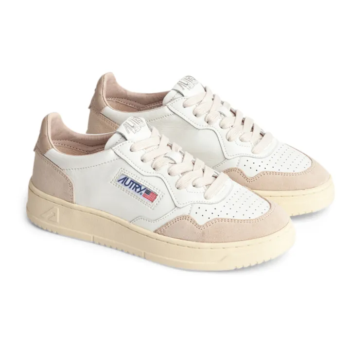 Autry Baskets Medalist Low Cuir/Suède | Beige