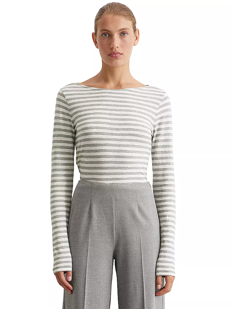MARC O'POLO Langarmshirt  grau