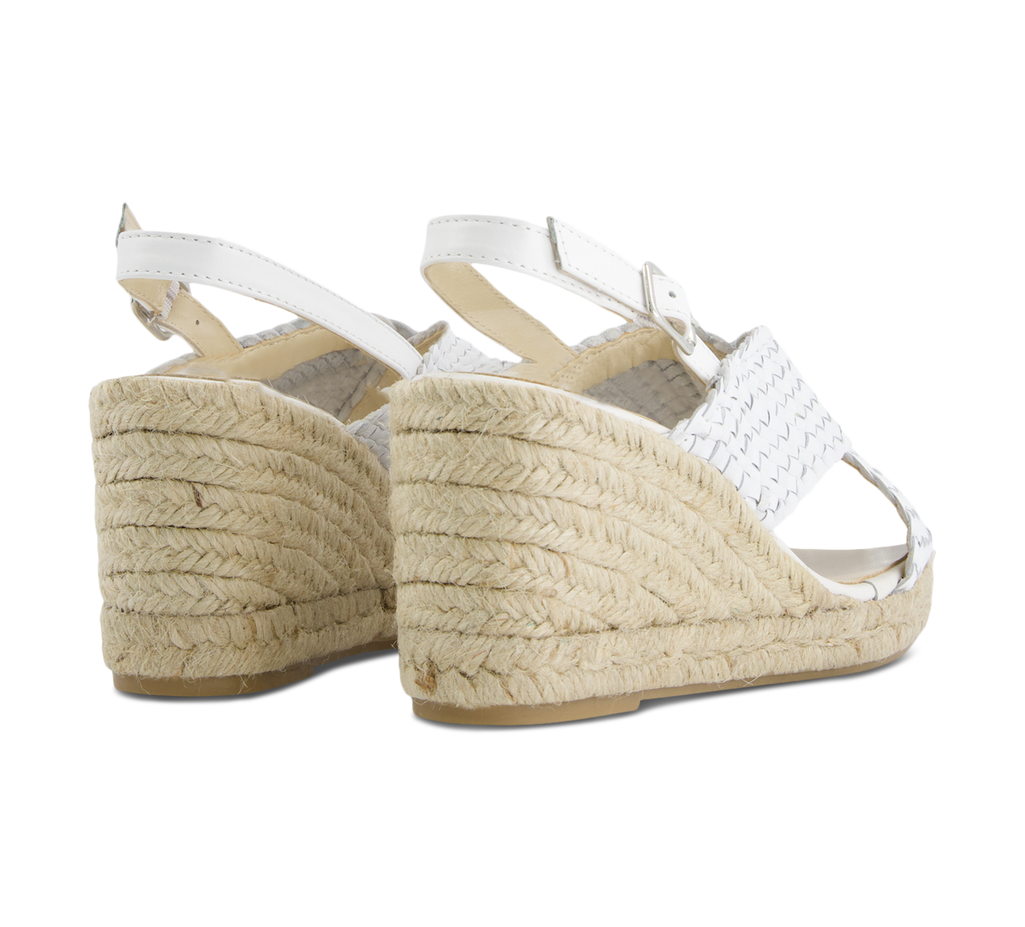 1874 by Walder Riemchensandalen weiss