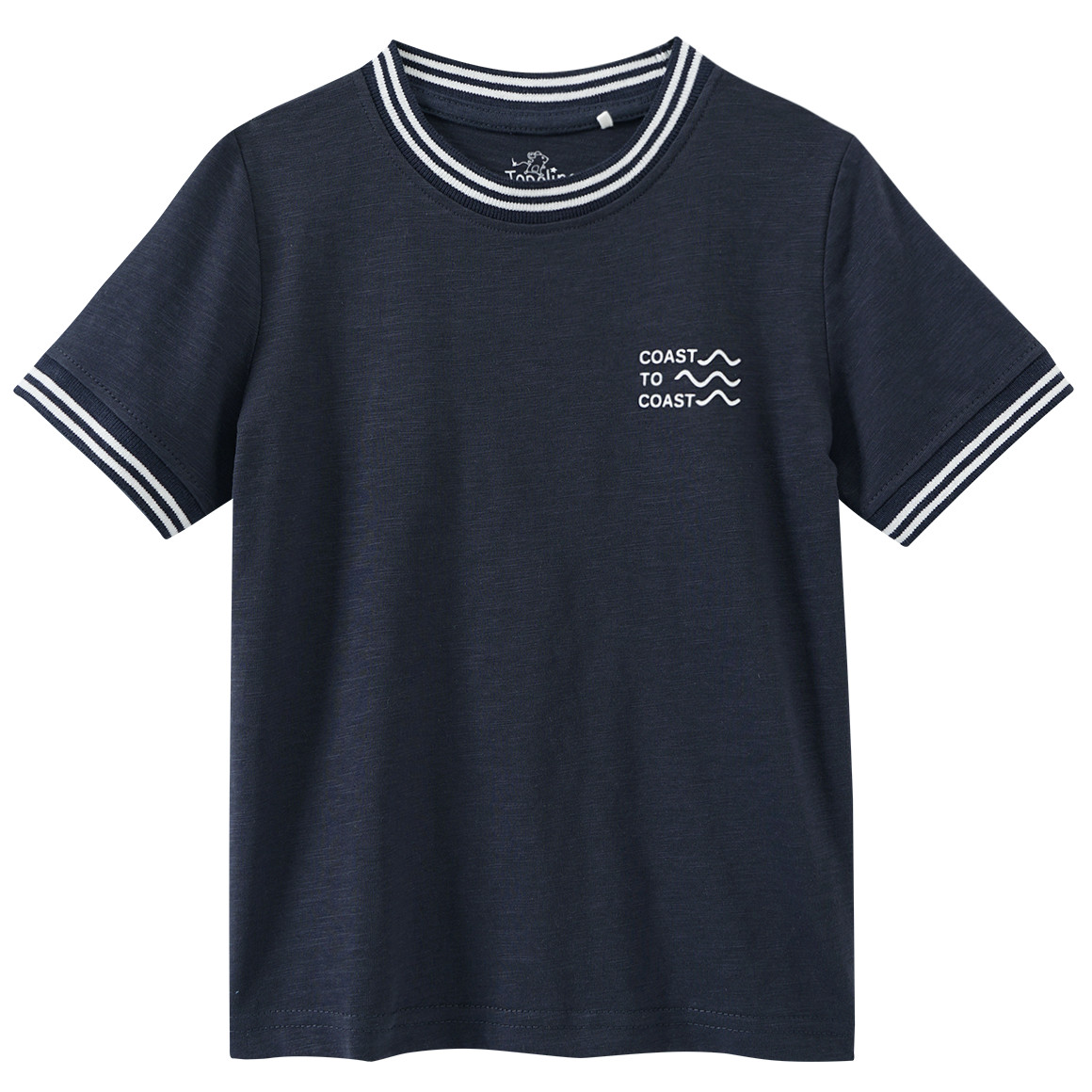 Topolino Jungen T-Shirt mit Flammgarn dunkelblau