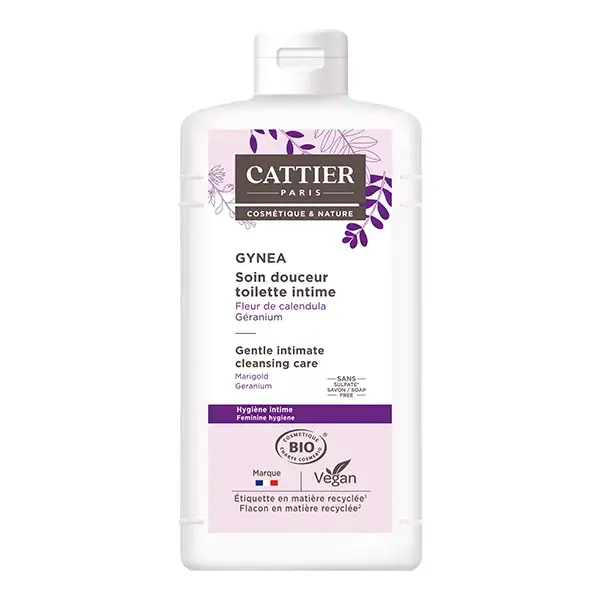 Cattier Sabonete Íntimo Suave Gynea Organic Care 200ml