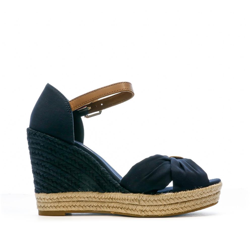Tommy Hilfiger Sandales Compensées Marine Femme Tommy Hilfiger 10cm