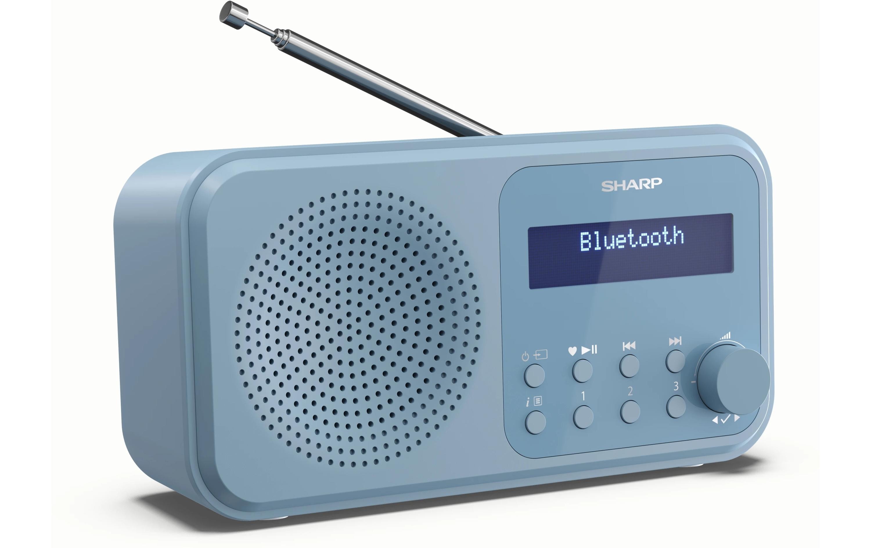 DAB+ Radio DR-P420 – BlauTragbares Digitalradio mit Bluetooth