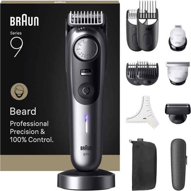 Braun Series 9 skægtrimmer BT9560 (krom)