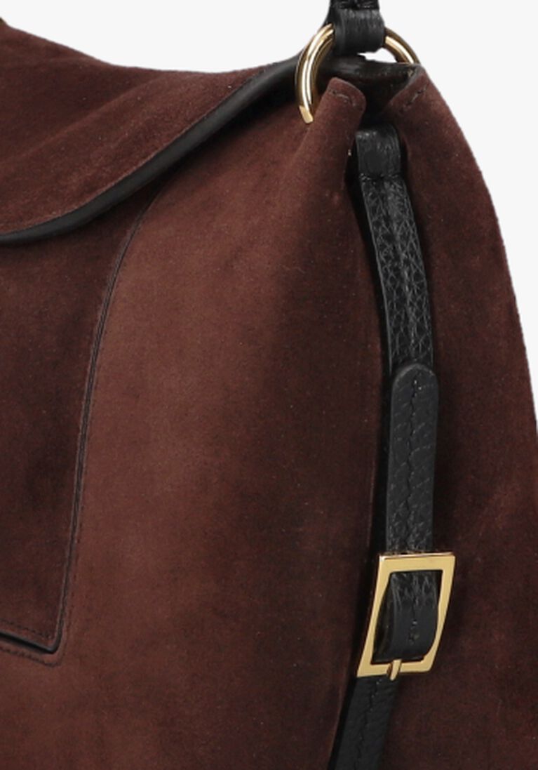 bruine wandler schoudertas penelope slouch bag