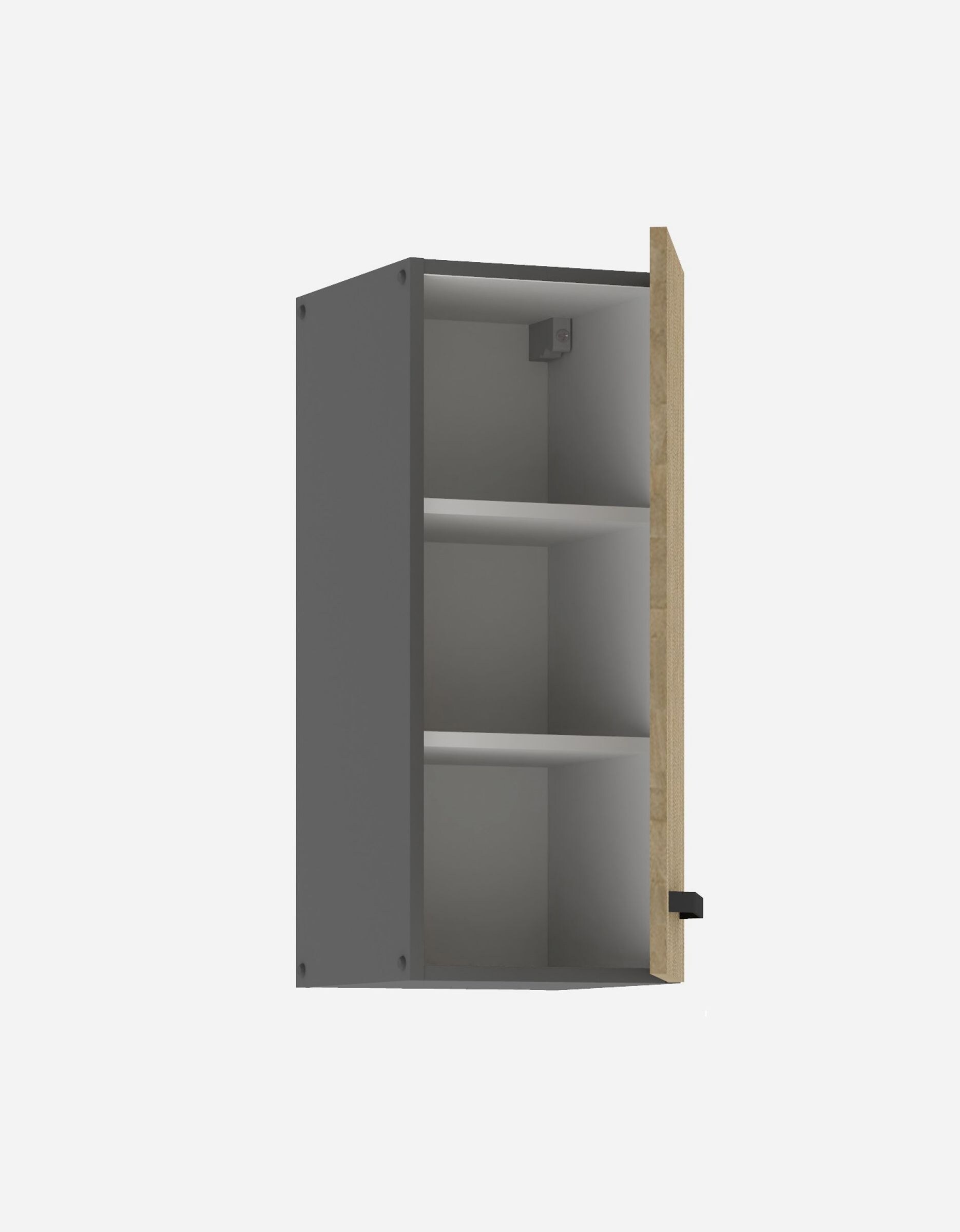 Küche SCANDI Hängeschrank 30 cm Fischgrät Küchenzeile Küchenblock Einbauküche
