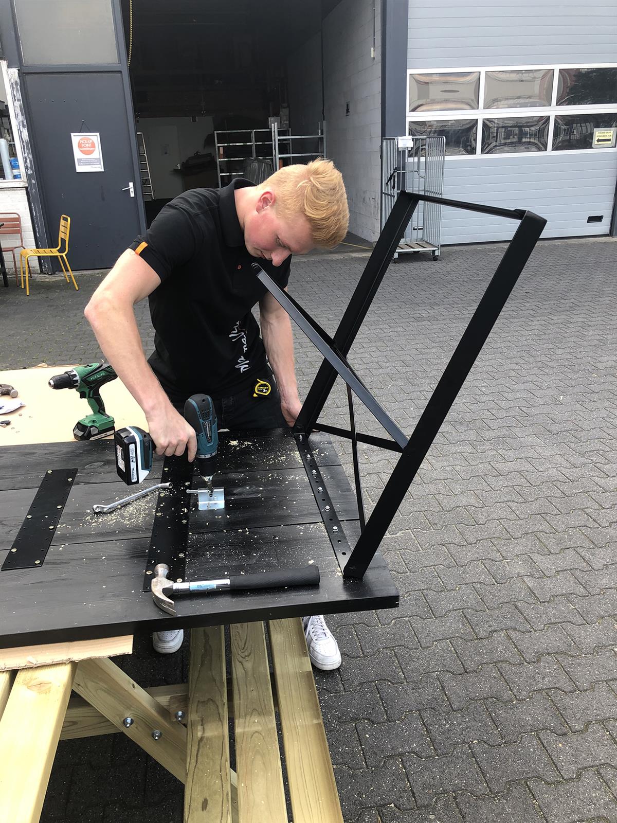 onderstel Berlijn bouwpakket voor inklapbare biertafel
