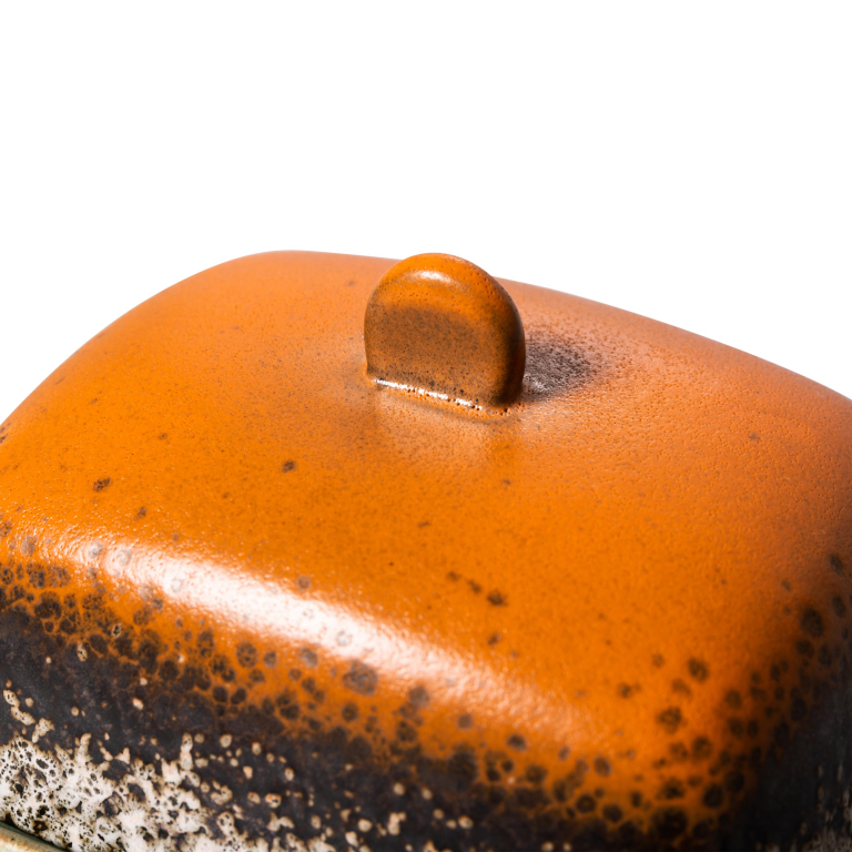 HKliving 70's Ceramic botervloot mercury