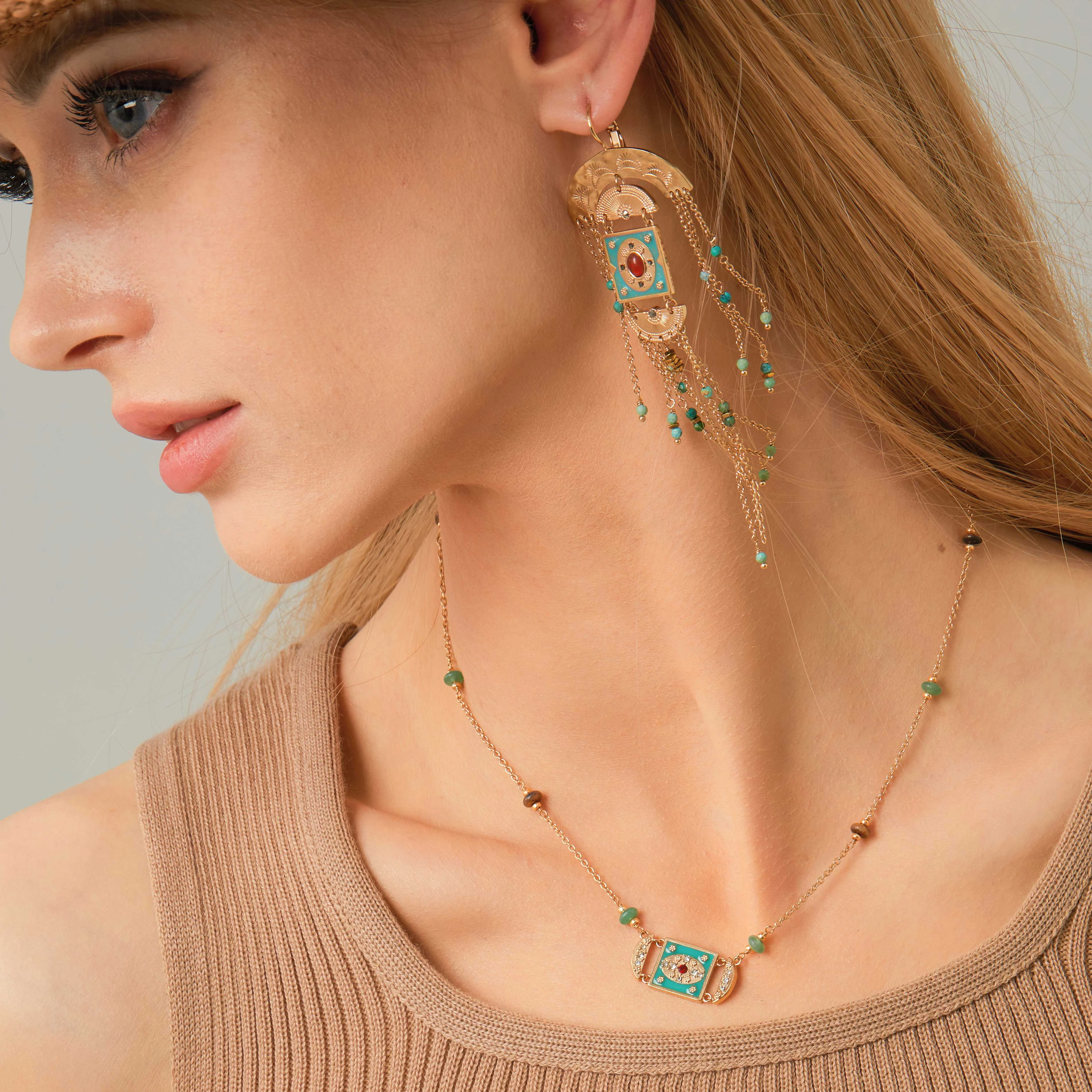 VENERA - Collier avec pendentif | Bleu