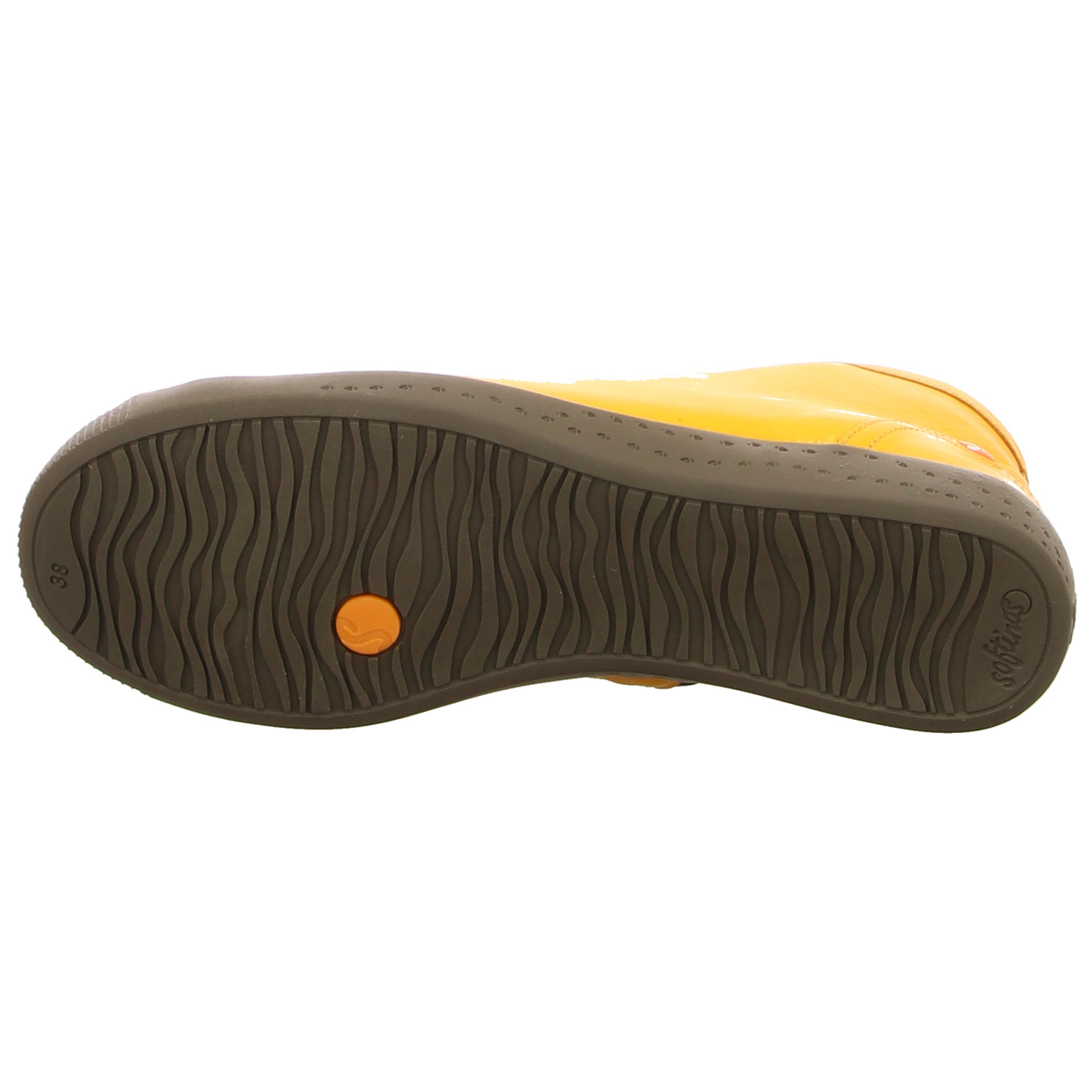 Softinos Knöchelschnürer gelb/orange