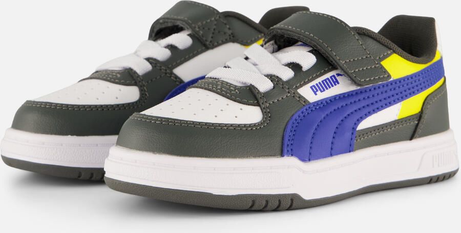 Puma Caven III Block mesh sneakers grijs kobaltblauw wit