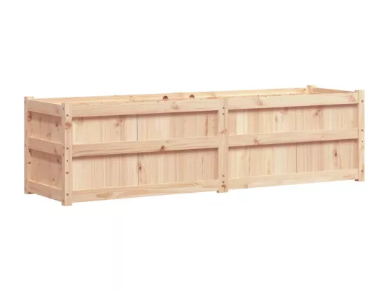 Jardinière 180x50x50 cm bois de pin massif