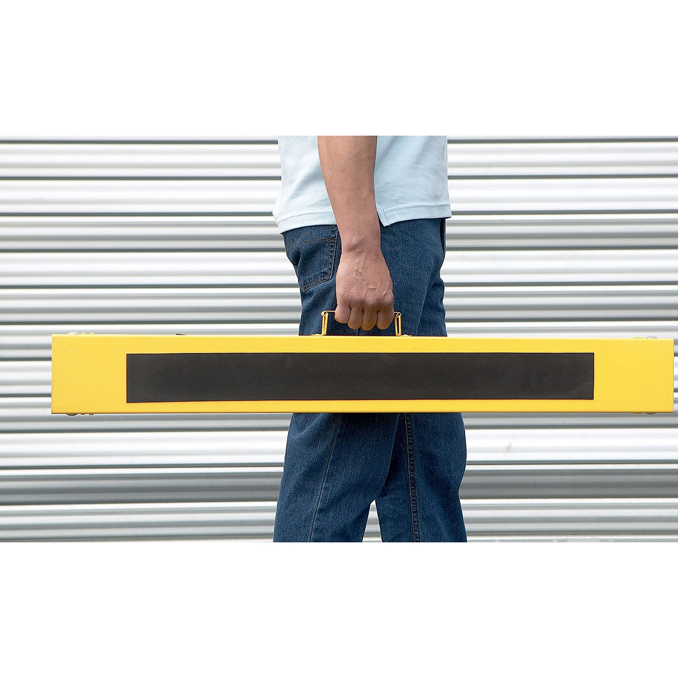 Pratik Garden 2 Tretaux téléscopiques pliables jaune/noir - 99.5x45x91 cm