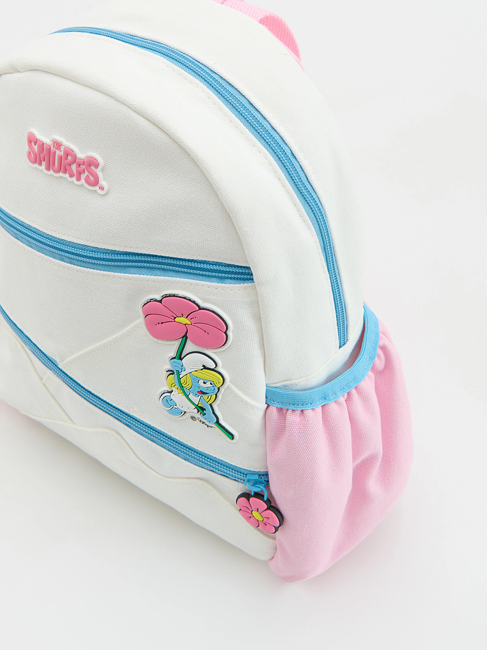 Baumwollrucksack mit Schlümpfen