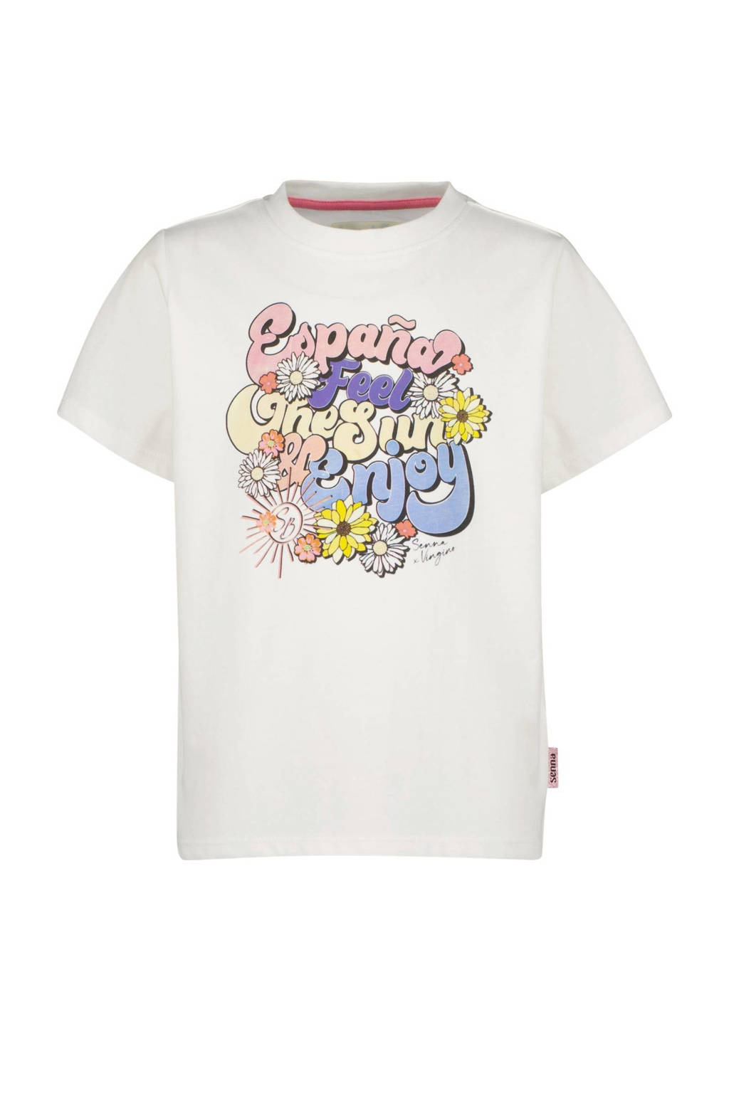 Vingino T-shirt met printopdruk wit