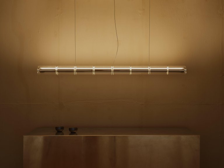 Flos Luce Cilindrica S1 hanglamp Glass