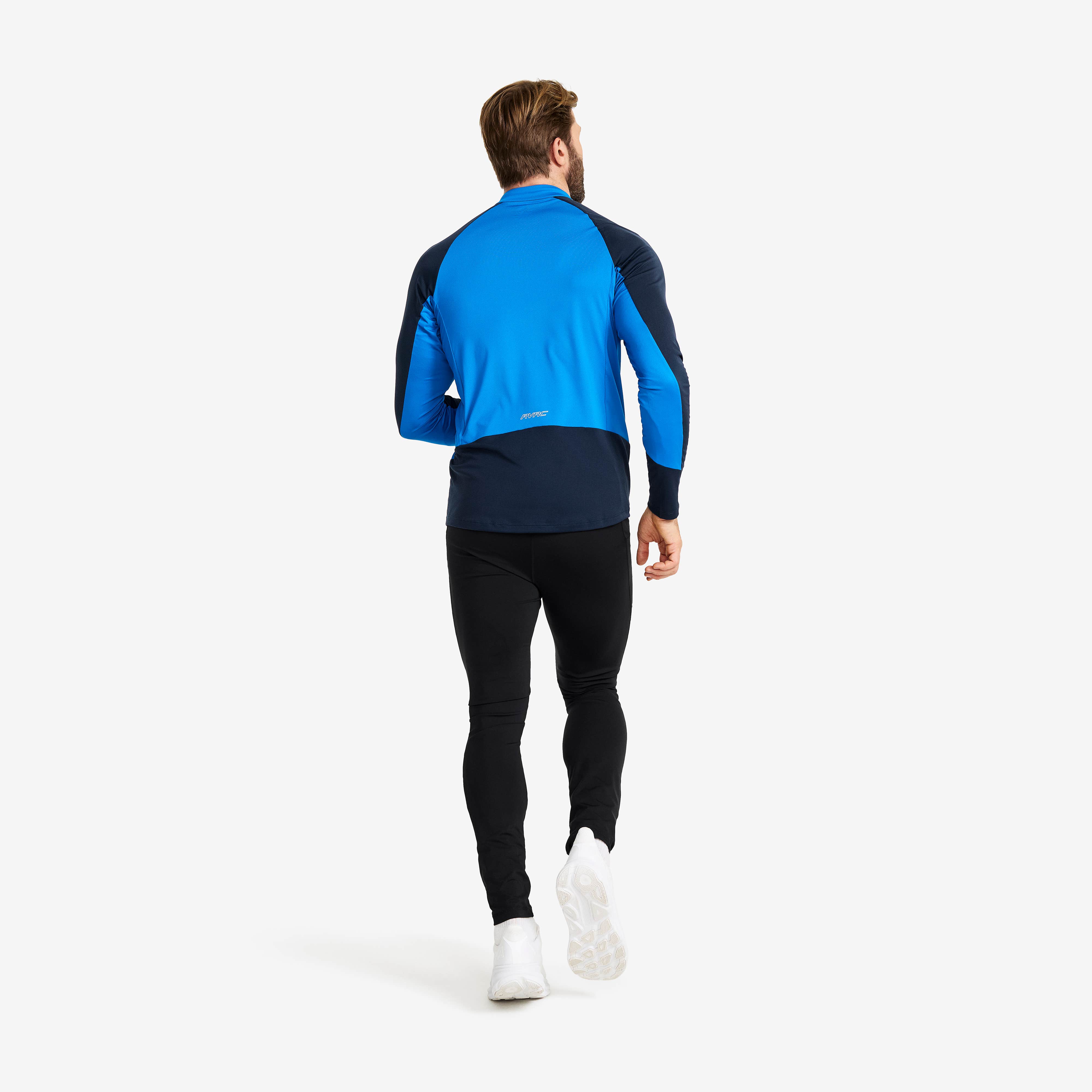 Force Light Half-zip Top Herre Navy/Imperial Blue