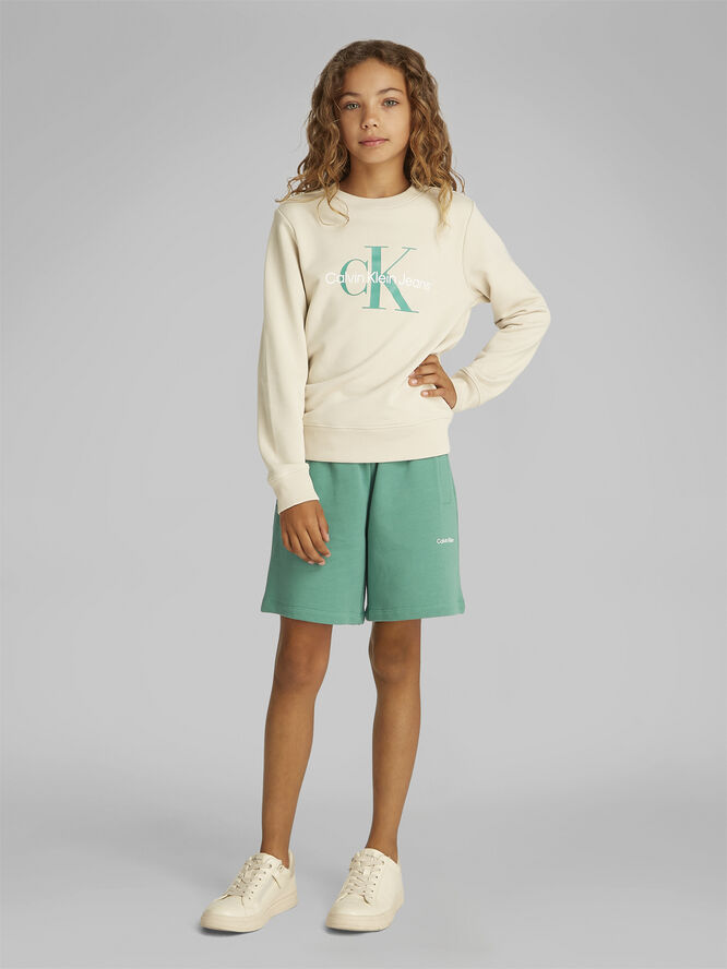 Calvin Klein CK MONOGRAM TERRY CN Oyster gray