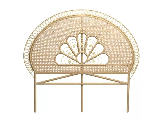 Tête de lit 140 cm en rotin naturel - Gabriella