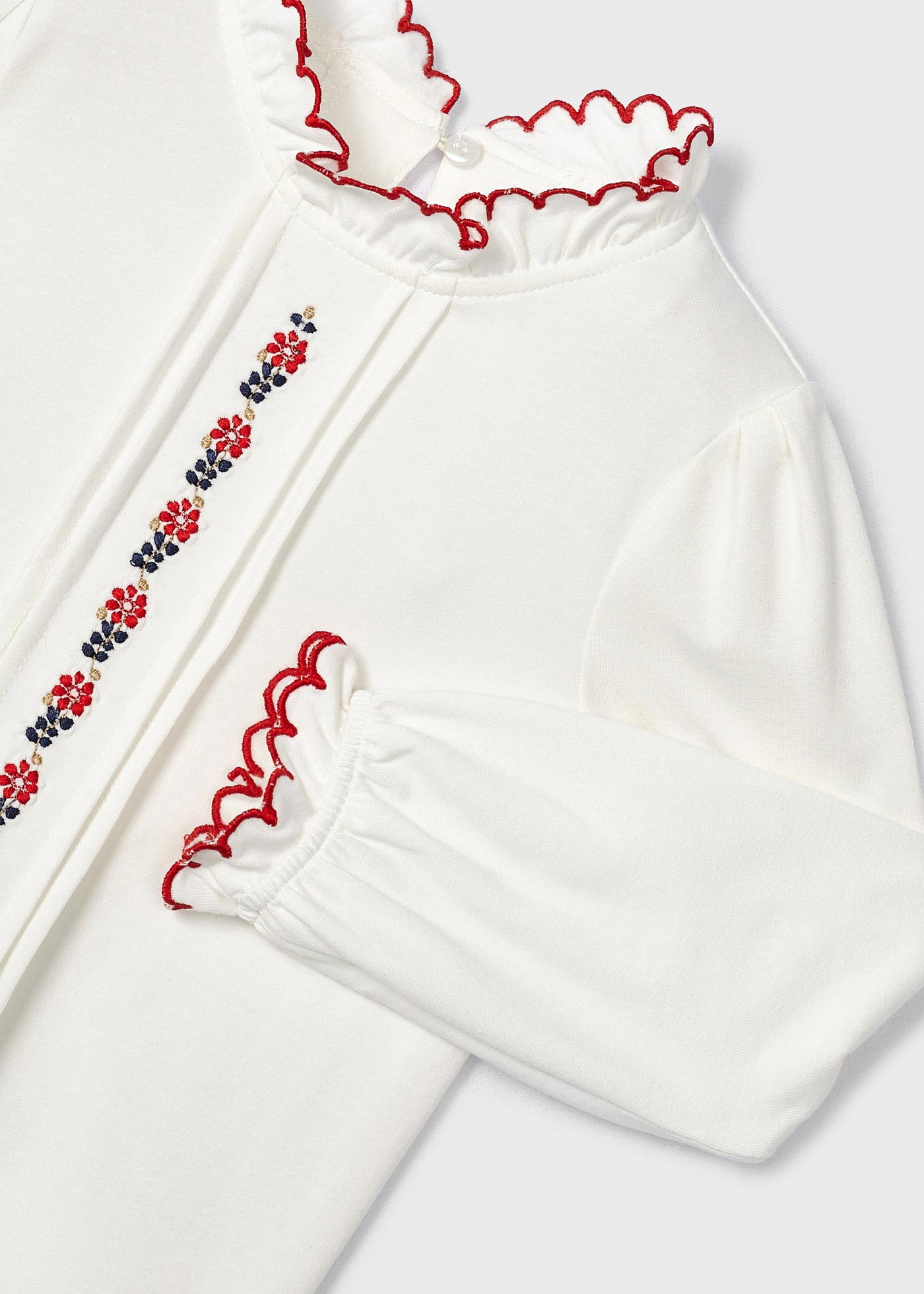 Blusa bordada Better Cotton para meninas