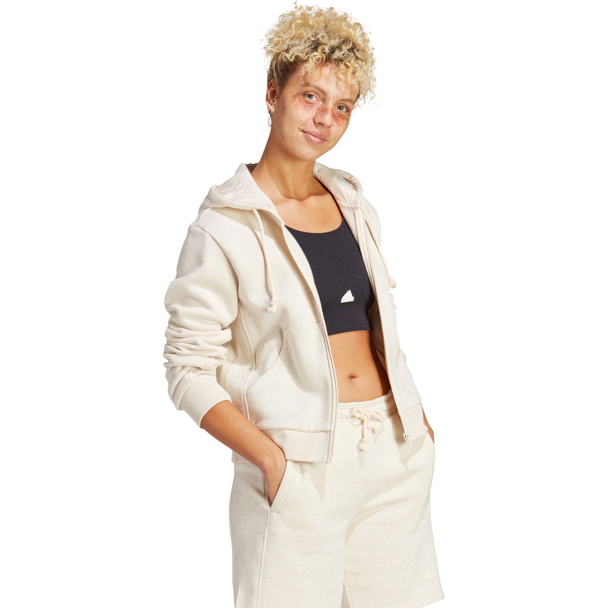 adidas All SZN Full Zip Hættetrøje Dame
