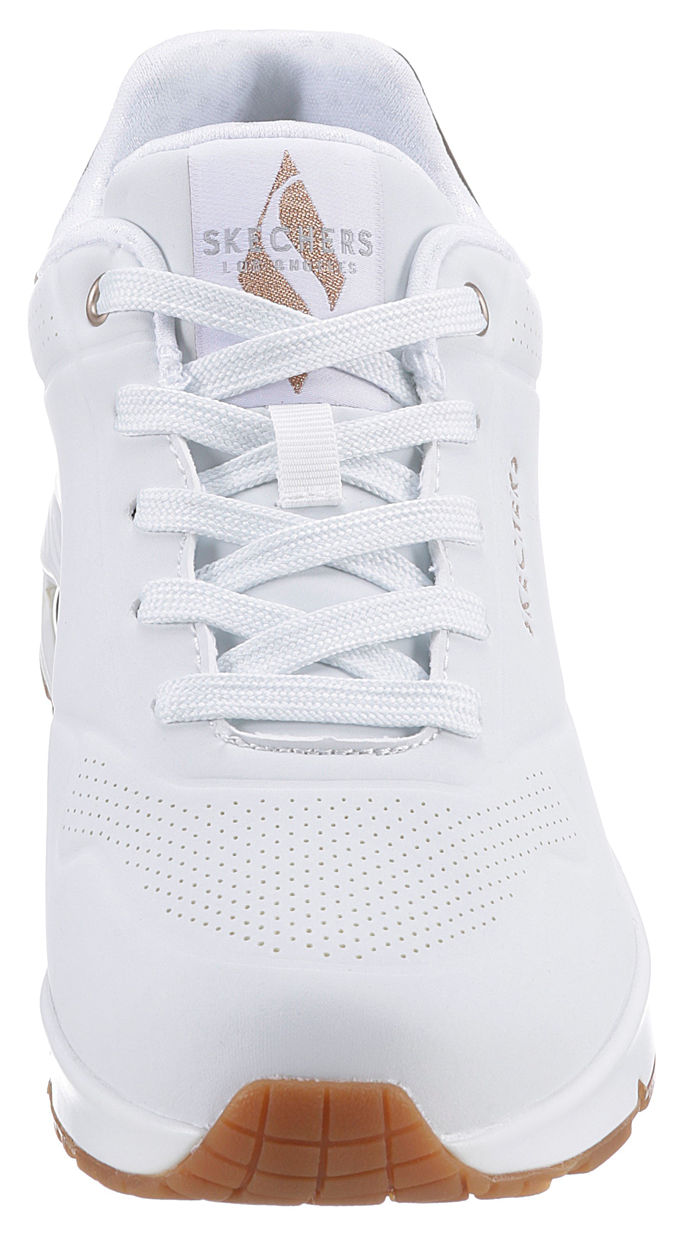 Skechers Sneaker »UNO GOLDEN AIR«  Freizeitschuh, Halbschuh, Schnürschuh mit Metallic-Einsatz