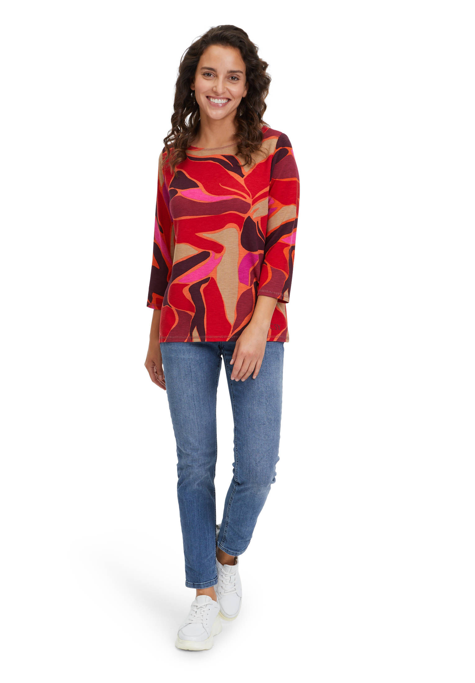 Betty Barclay| Damen Sweatshirt mit Rippenstruktur