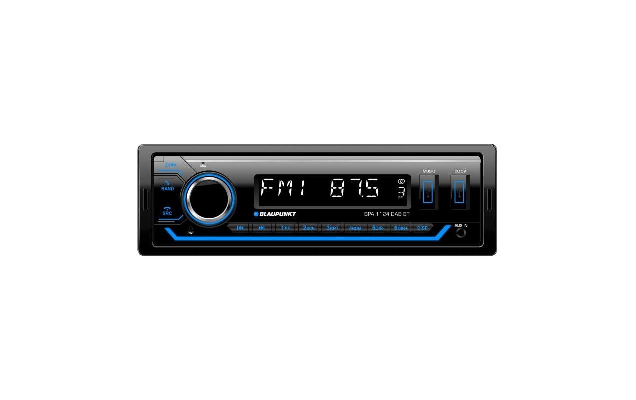 Autoradio 4 x 50W FM, DAB+, Bluetooth, USB 1 DINAutoradio mit Digitalradio DAB+