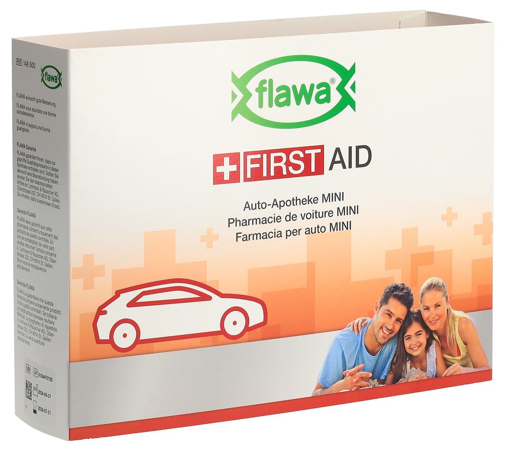FLAWA Auto-Apotheke Mini Bag rot 1 Stk