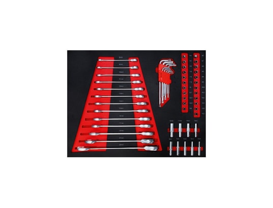 BGS TECHNIC - Servante d'atelier - 6 tiroirs et 1 porte latérale - 158 out...