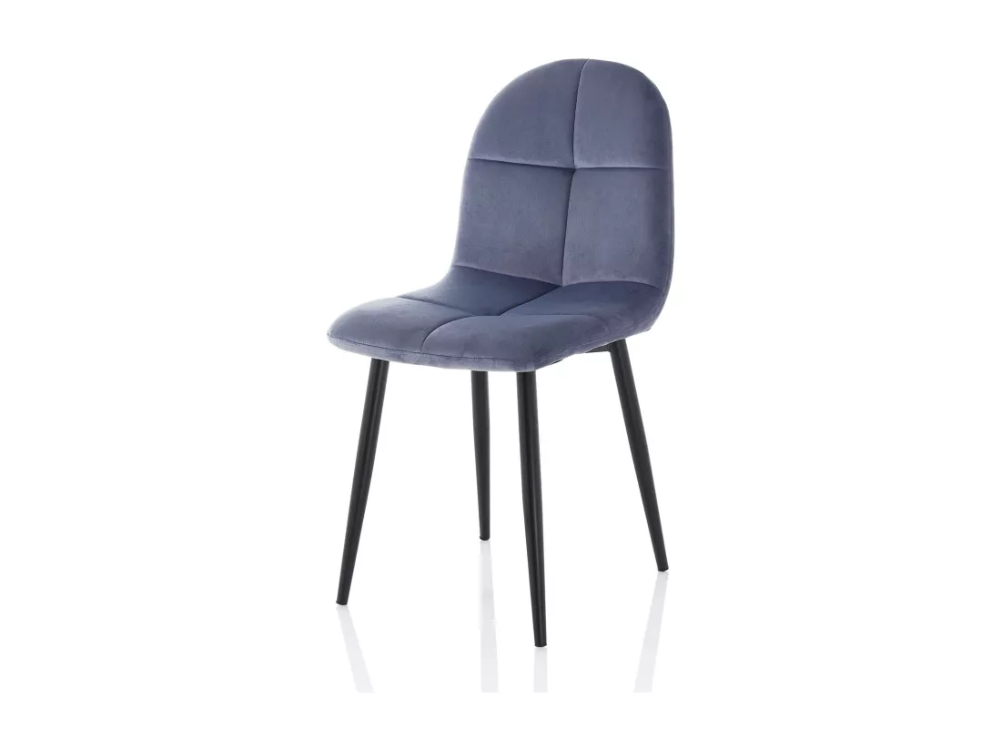 Set de 4 Chaises LINDA blue clair