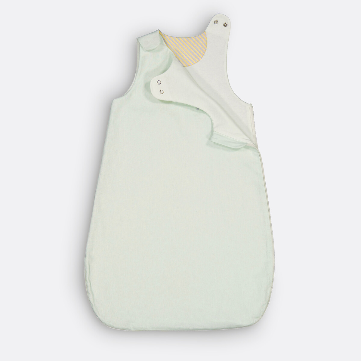 LA REDOUTE INTERIEURS<br>Saco de dormir de verão em linho e algodão, Pastelou