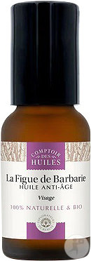Comptoir Des Huiles La Figue De Barbarie Huile Anti-Âge Naturelle Et Bio Visage Roll-On 15ml