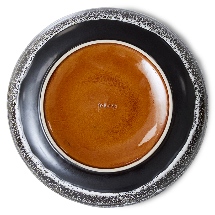 Servies 70's Ceramics salade schaal Rock On