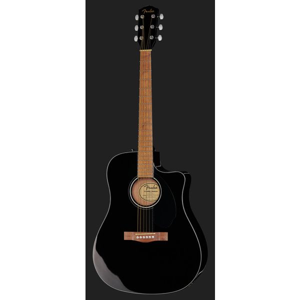 Fender CD-60SCE Blk WN Bundle