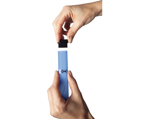 Karlie Visio siliconen lichtgevende halsband, 65 cm, blauw