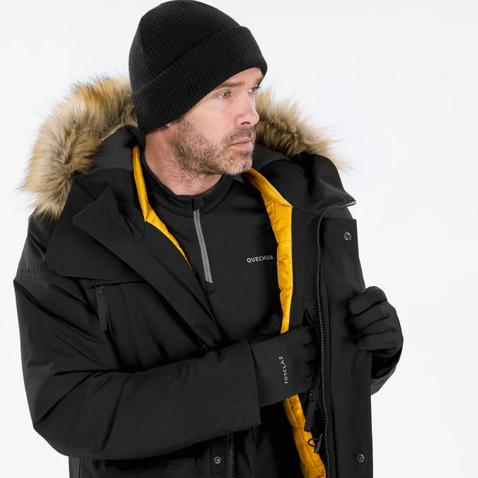 Decathlon Quechua - Jaqueta parka impermeável de inverno masculina Quechua para caminhadas - SH900 -4°F