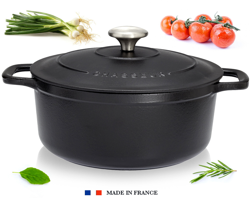 Cocotte fonte Chasseur ronde