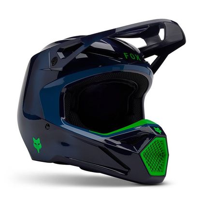 Casque cross Fox V1 TAUNT 2025 - Bleu
