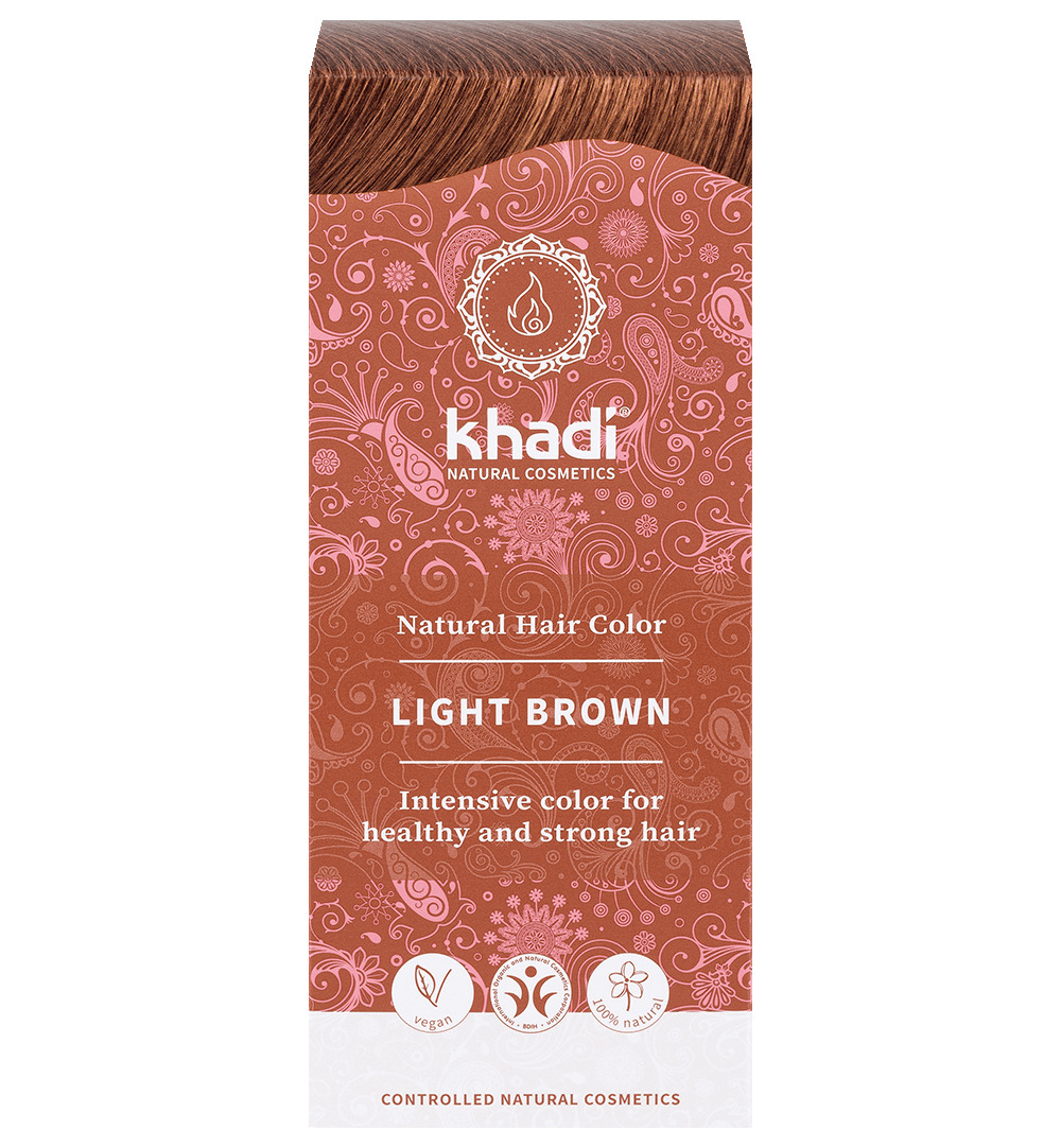 Khadi Haarkleur light brown (100 gr)