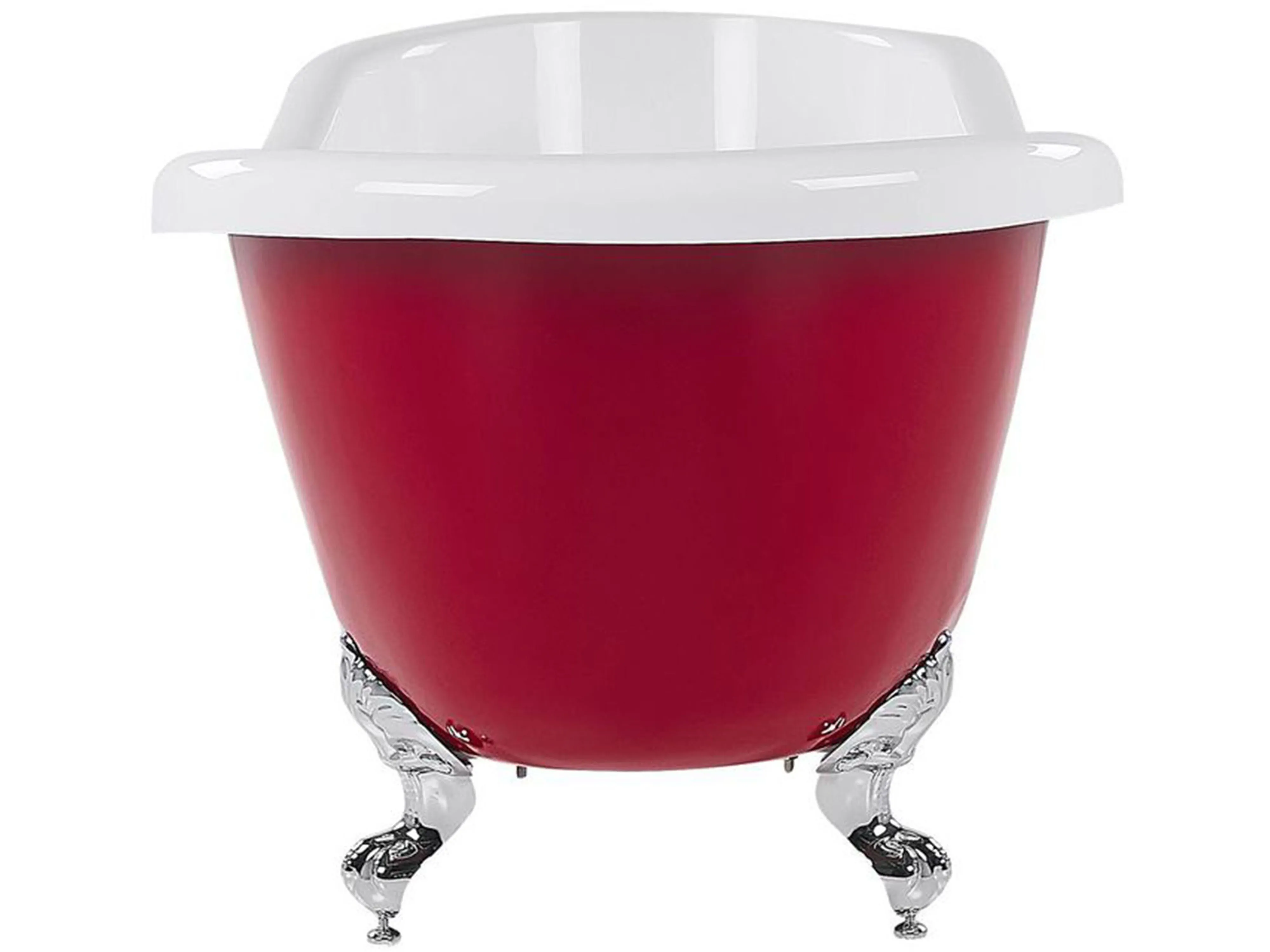 Vrijstaand bad CAYMAN 153 x 77 cm Rood