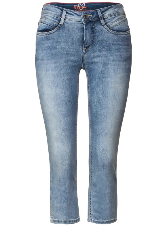 Slim Fit Jeans - light indigo random wash
