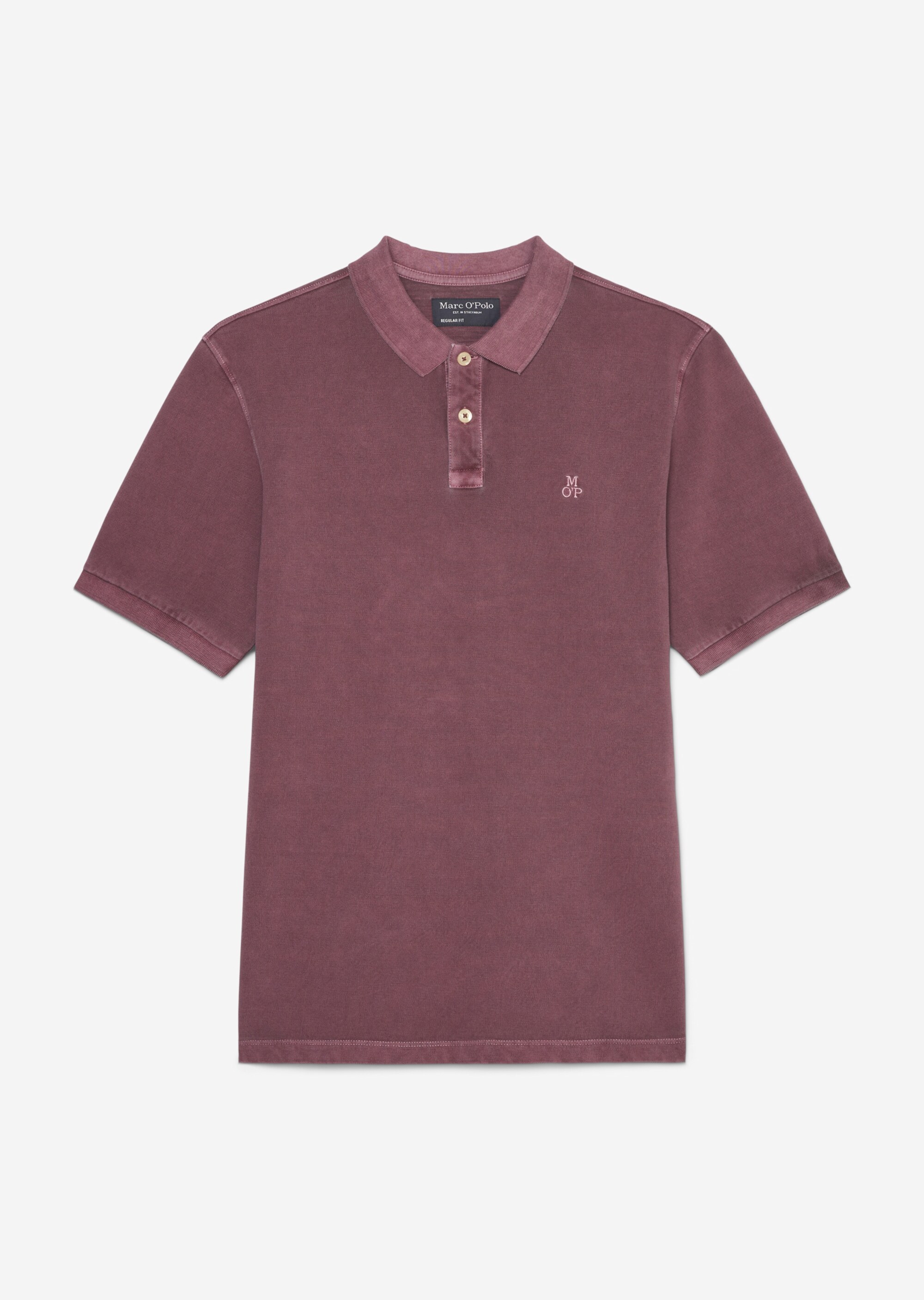 Kurzarm-Poloshirt Piqué regular aus Bio-Baumwolle