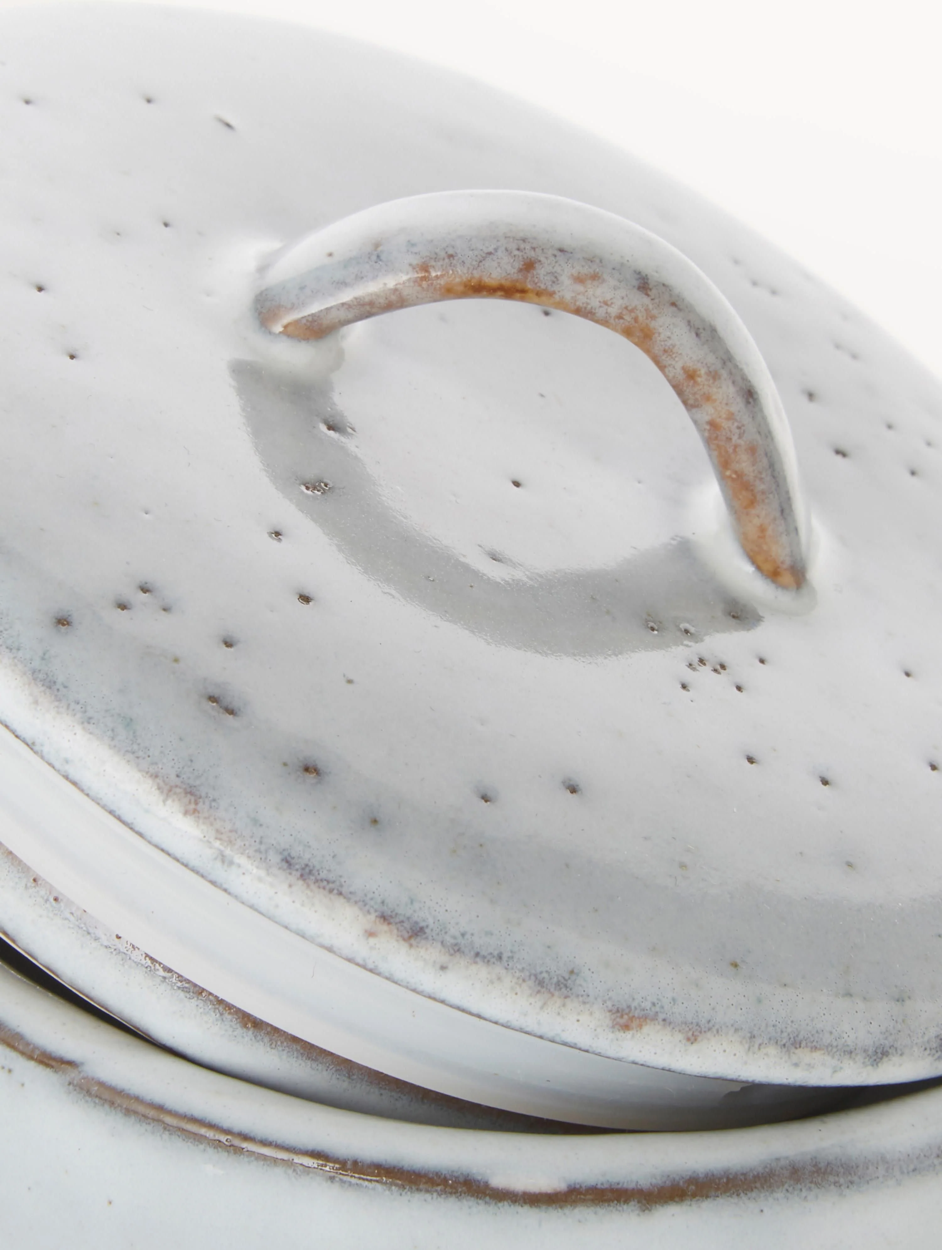 Handgemaakte opbergpot Nordic Sand
