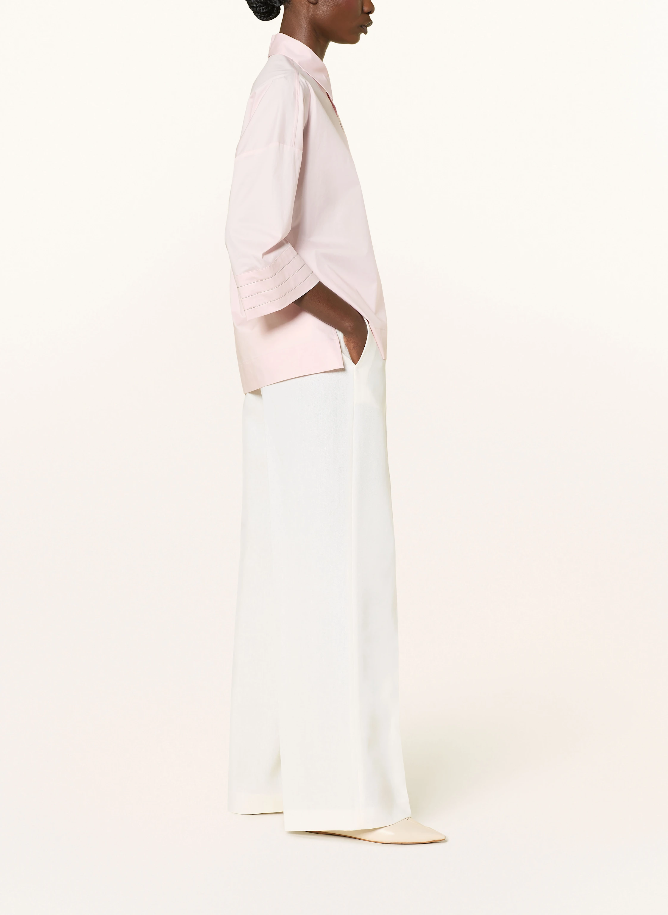 PESERICO Marlenehose mit Leinen