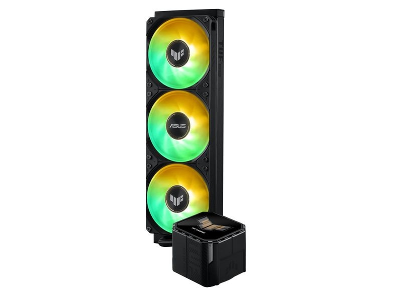 ASUS Wasserkühlung TUF GAMING LC III 360 ARGB LCD Moderne CPU-Kühlung mit RGB-Elementen und integrierter Statusanzeige