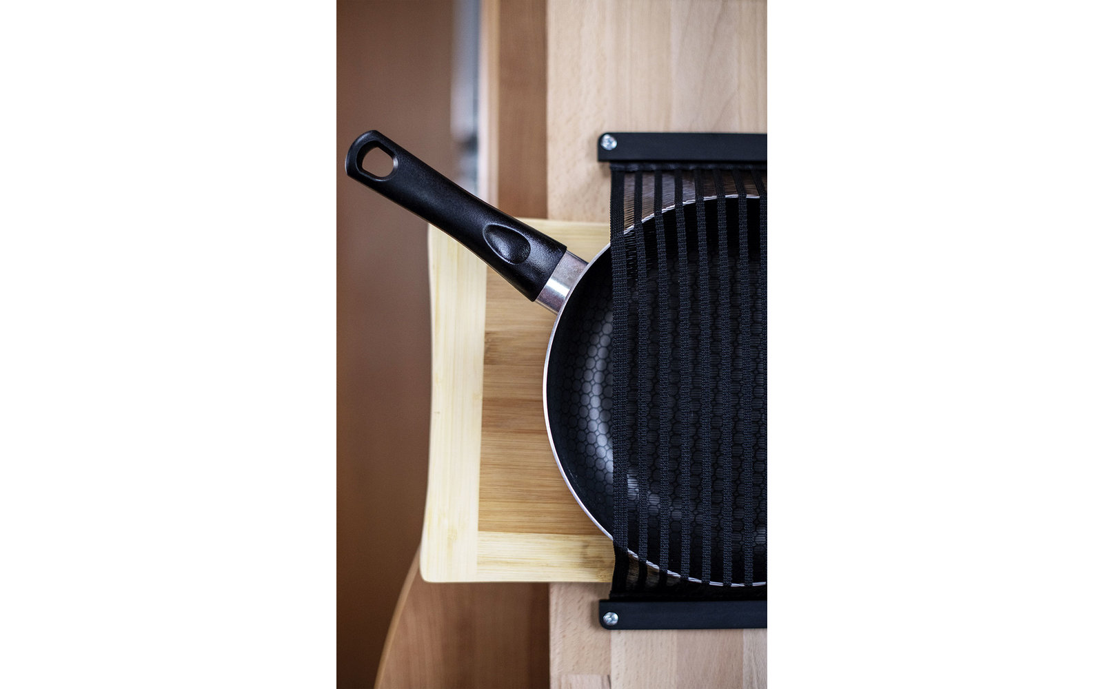 KiiPiT Stauraumnetz inkl. Montageset S 170 - 210 mm