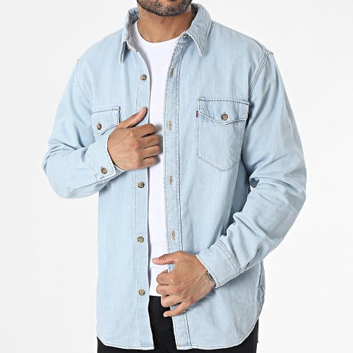 Surchemise Jean A1919 Bleu Wash