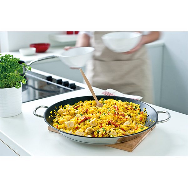Plat à paëlla aluminium anti-adhérent 38 cm Beka